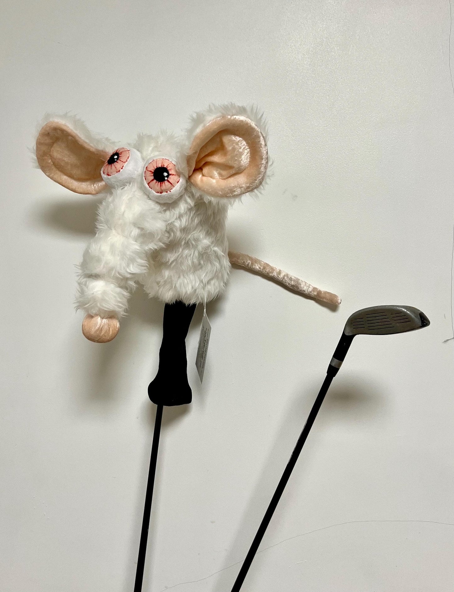 Rat Golf Headcover – Funny Mouse Golf Club Cover – Novelty Golfer Gift – Driver Head Cover
