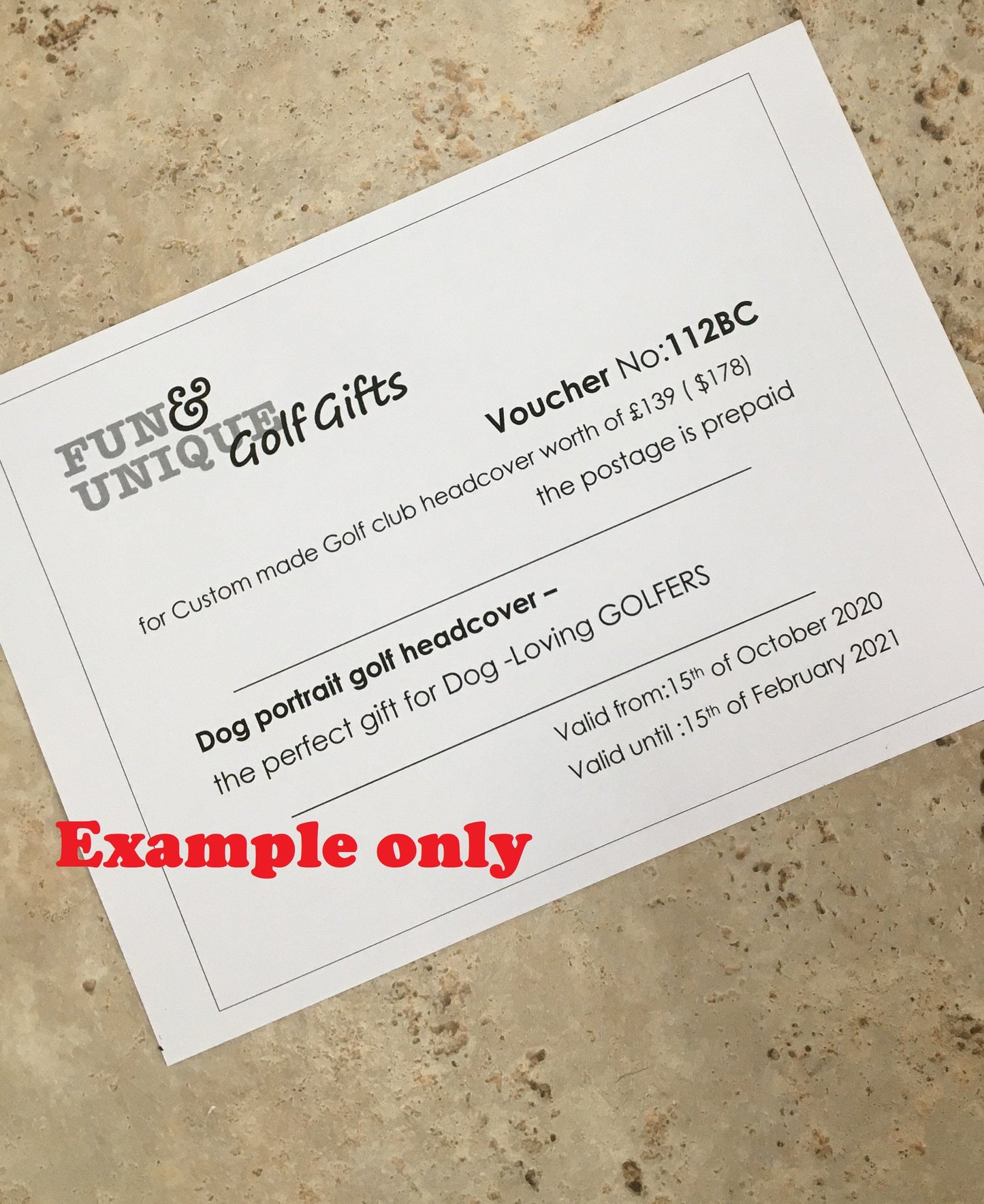 Custom dog Portrait Golf Club Headcover-Samoyed, Golf Gift for Dad