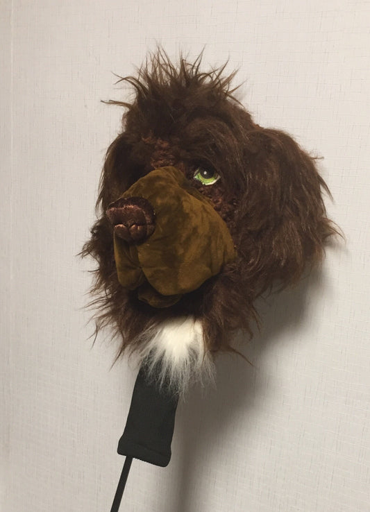 CUSTOM Newfoundland DOG PORTRAIT Golf club headcover , Personalised Golf GIft