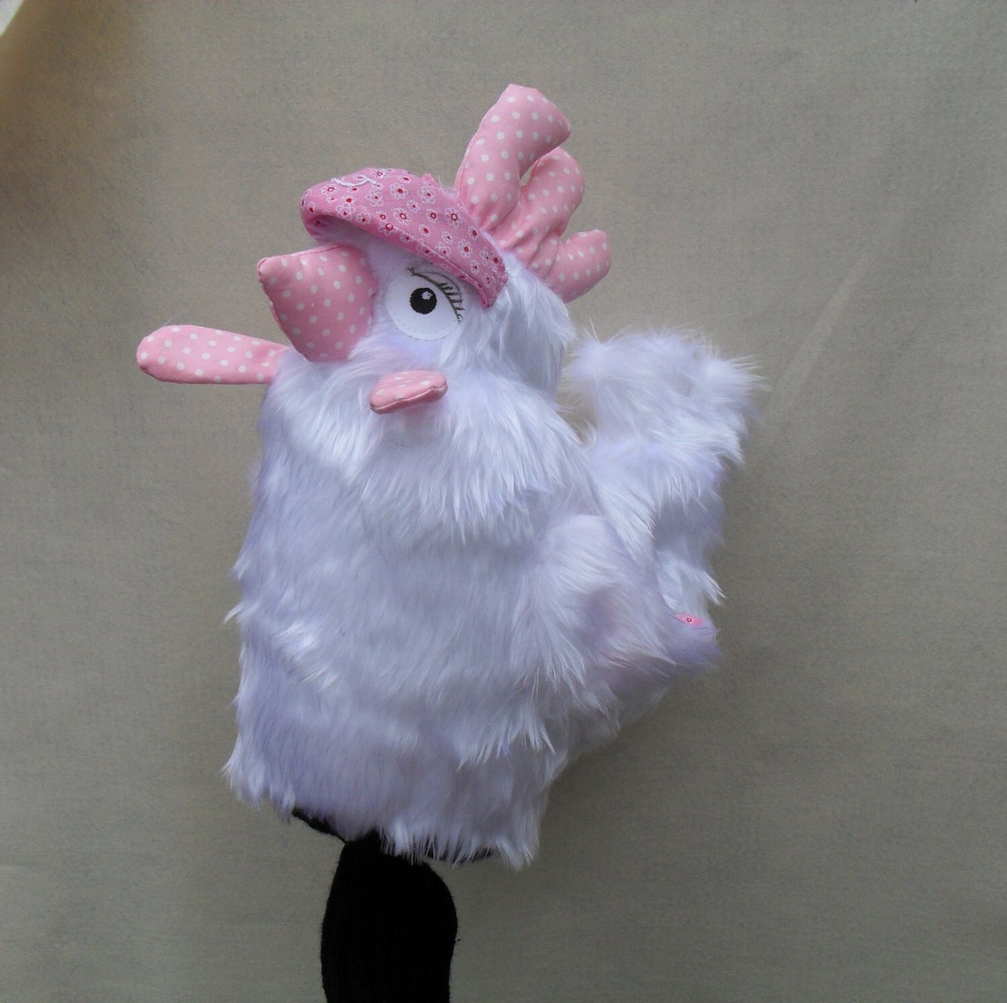 Hen Party Golf Club Head Cover with Personalised Initial Sunvisor, Bride-to-be Golf accessory