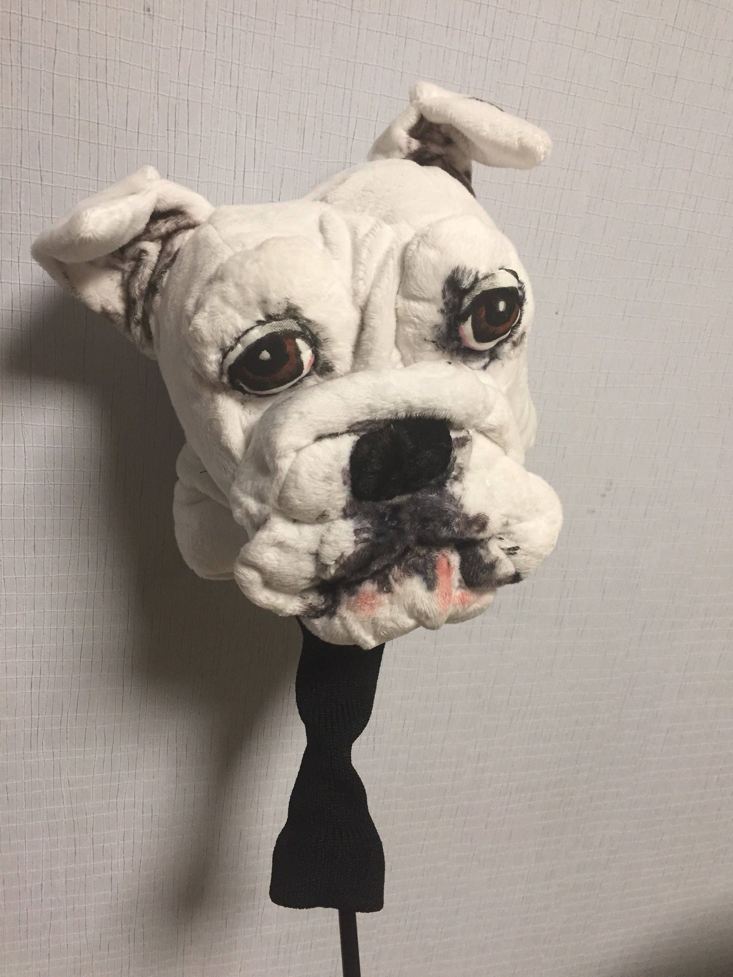 Custom Bulldog portrait Golf club headcover ,Personalised Dog Driver cover