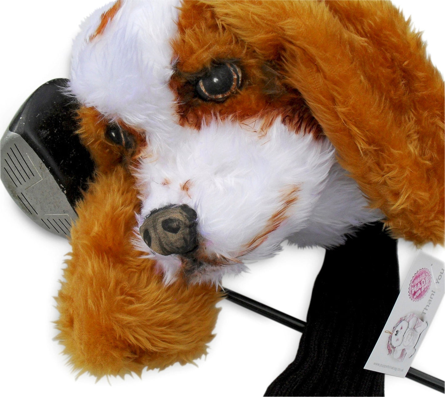 GOLF club head cover , Cavalier King Charles spaniel , Custom Dog portrait CKCS , GOLF GIFT
