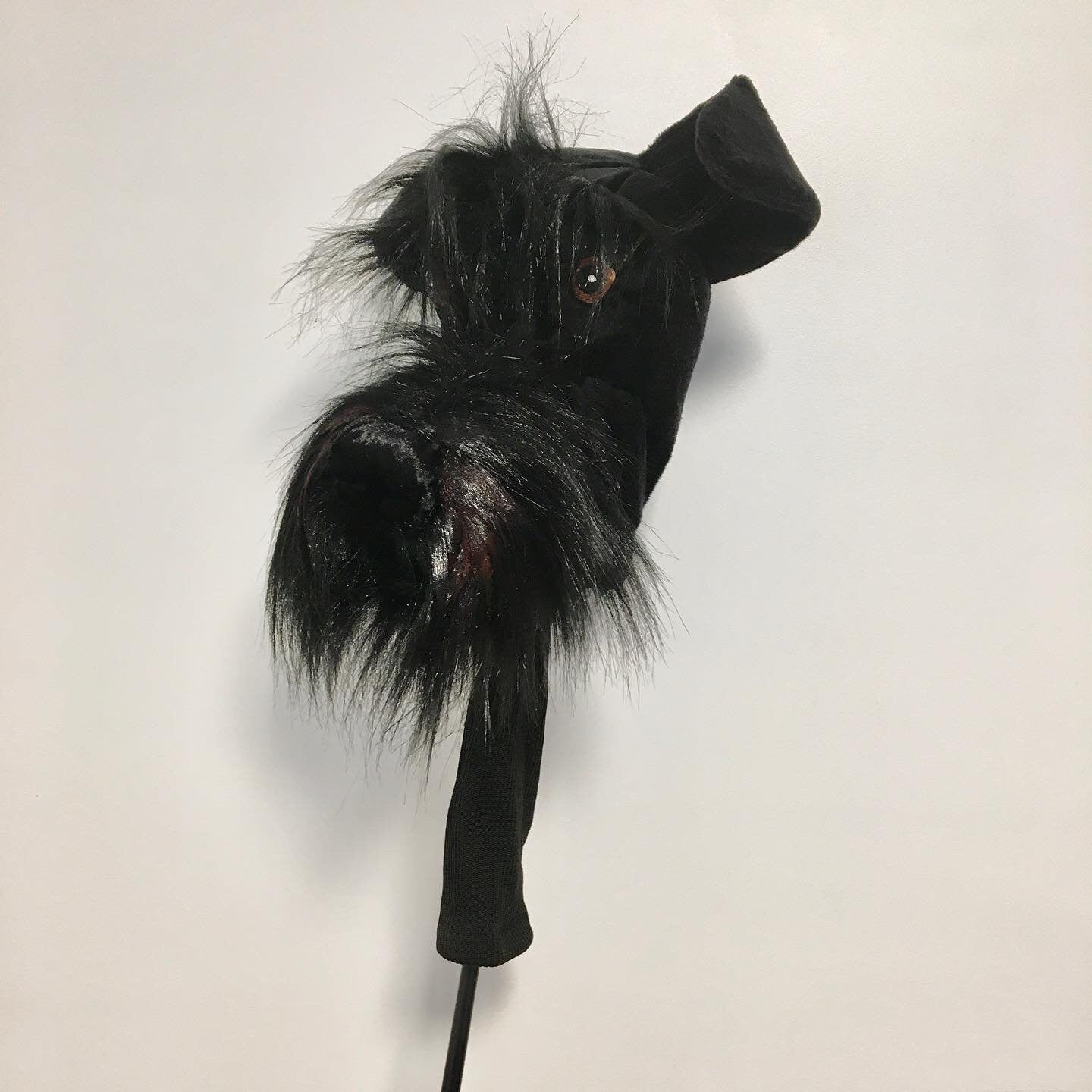 Schnauzer Golf club headcover ,Custom  DOG portrait   ,golfer gift