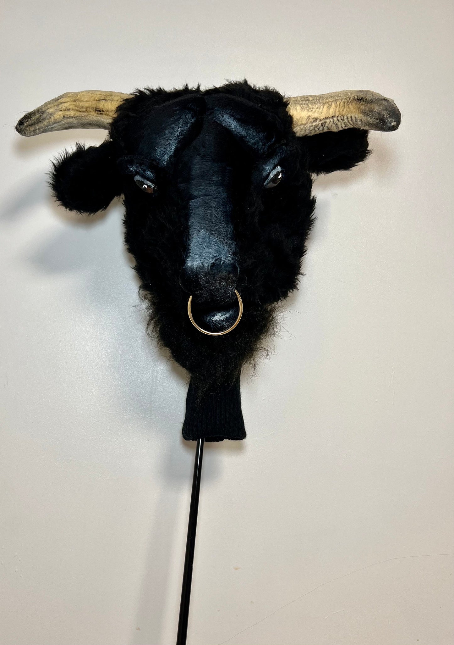 Handcrafted Bull Golf Headcover - Made-to-Order, Driver Cover – Unique Golf Gift