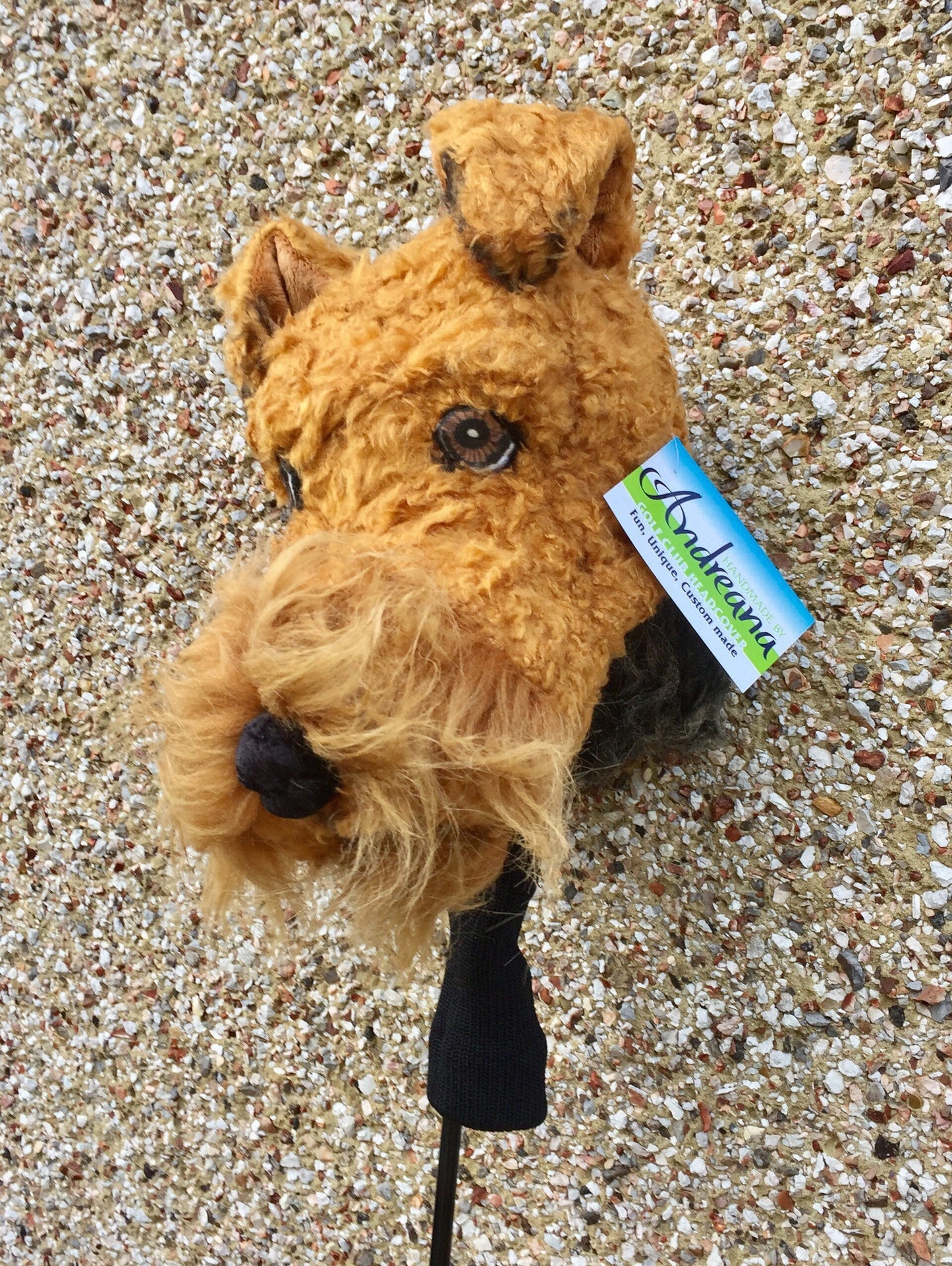 Custom Welsh Terrier Golf Headcover – Personalised Dog Portrait Golf  Gift