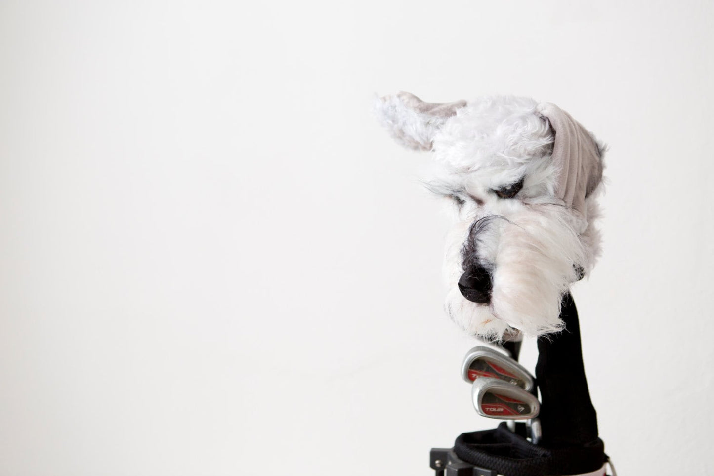 Schnauzer Golf club headcover ,Custom  DOG portrait   ,golfer gift