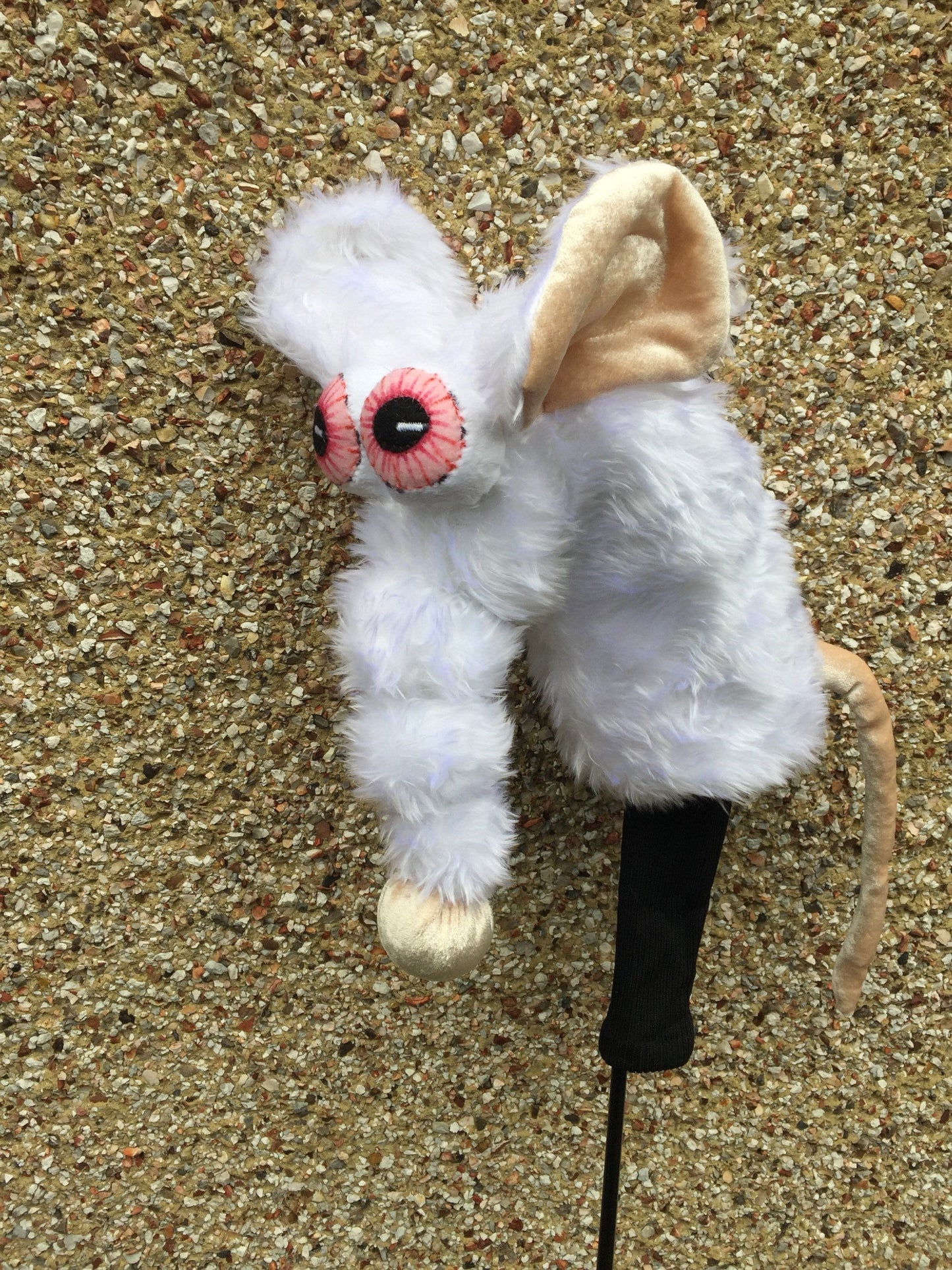 Rat Golf Headcover – Funny Mouse Golf Club Cover – Novelty Golfer Gift – Driver Head Cover