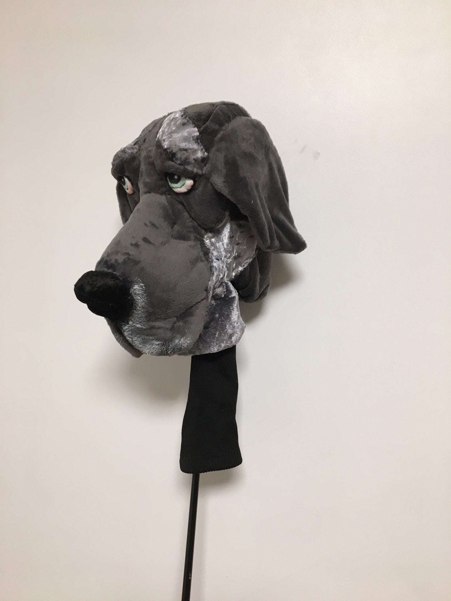 Custom Great Dane Golf Club Headcover, Handcrafted Dog Portrait Driver Cover