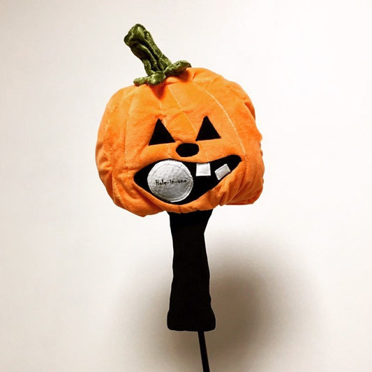 Halloween Pumpkin Golf Headcover, Funny Golf Club Cover, Novelty Golfer Gift, Driver Head Cover