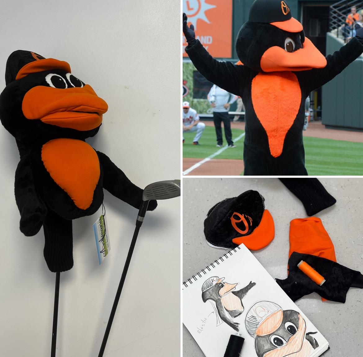 Custom Sports Mascot Golf Club Headcover, Handcrafted American Sports Gift