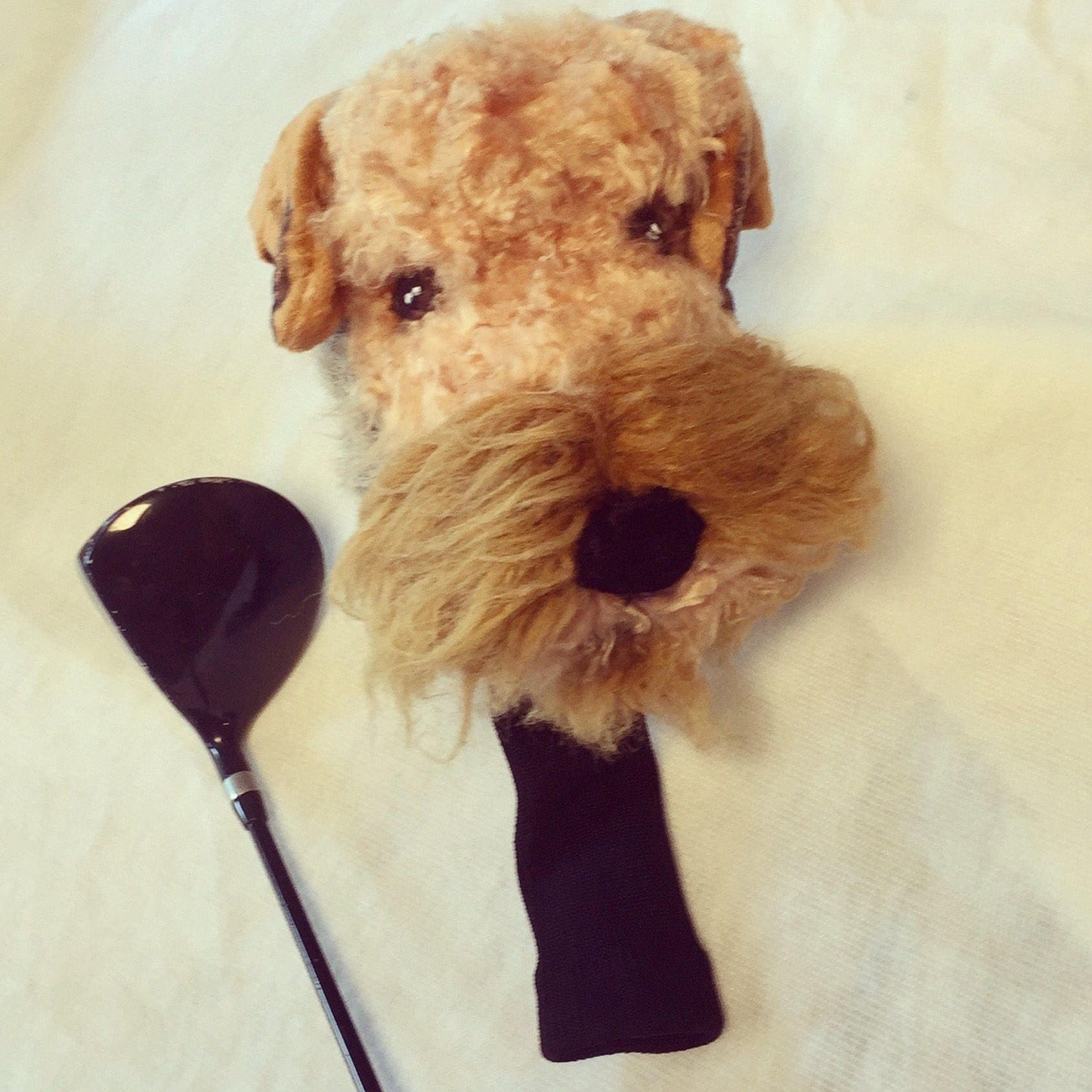 Custom Welsh Terrier Golf Headcover – Personalised Dog Portrait Golf  Gift