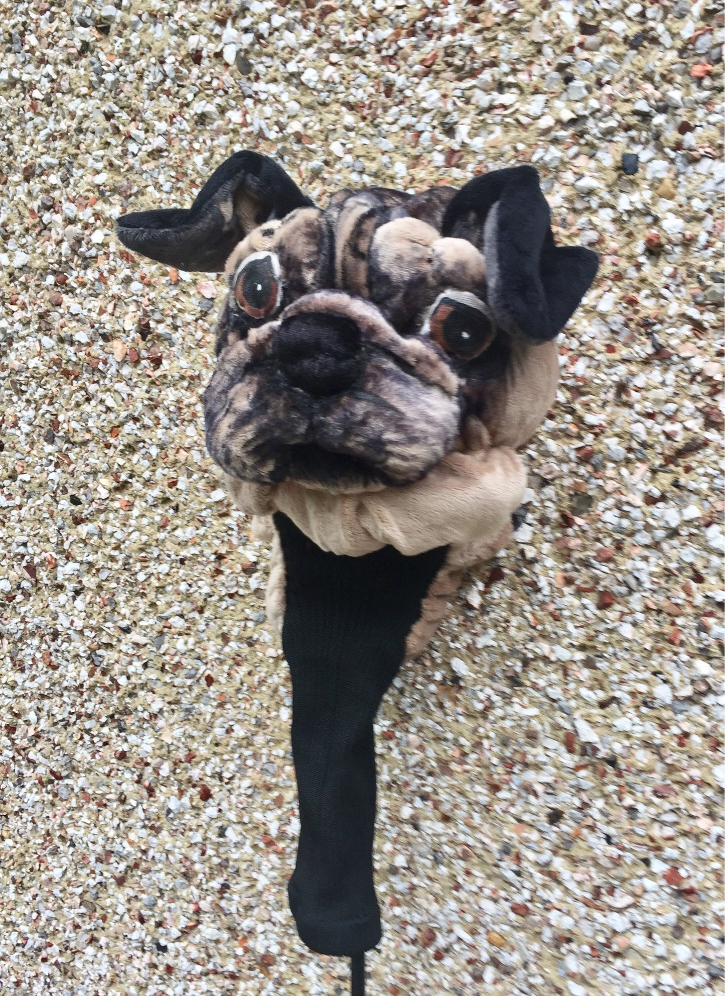 Custom Pug Golf Headcover from Your Photo, Handmade Dog Portrait Driver Cover