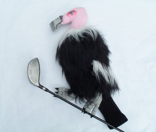 Vulture Golf Club Headcover , Unique Golf Gift for Men – Condor Golf Headcover – Novelty Golf Accessories