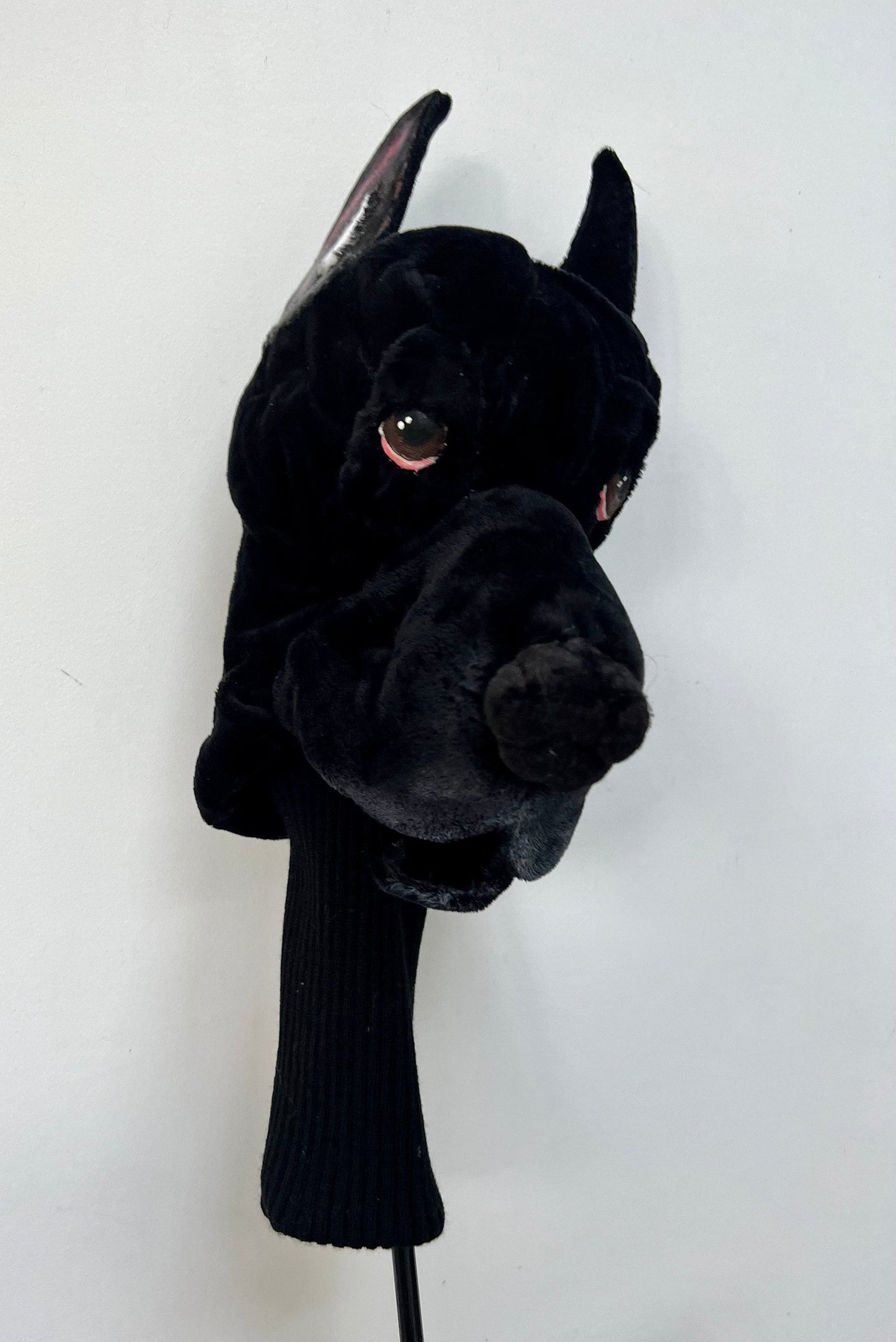 Custom Great Dane Golf Club Headcover, Handcrafted Dog Portrait Driver Cover