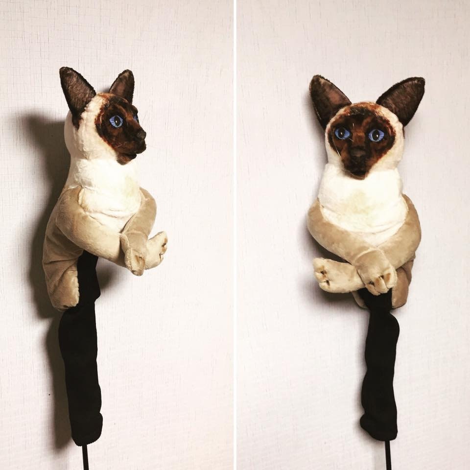 Custom Cat Portrait Golf Club Headcover – All Breeds Welcome