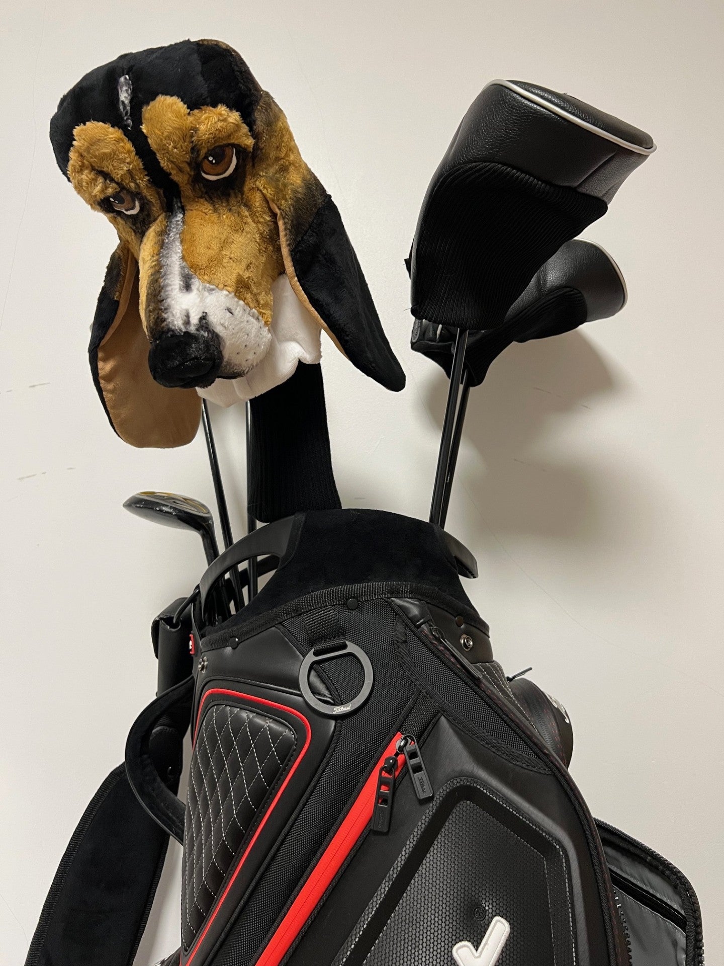 Custom Basset Hound Golf Headcover-Personalised Dog Father’s Day Golf Gift