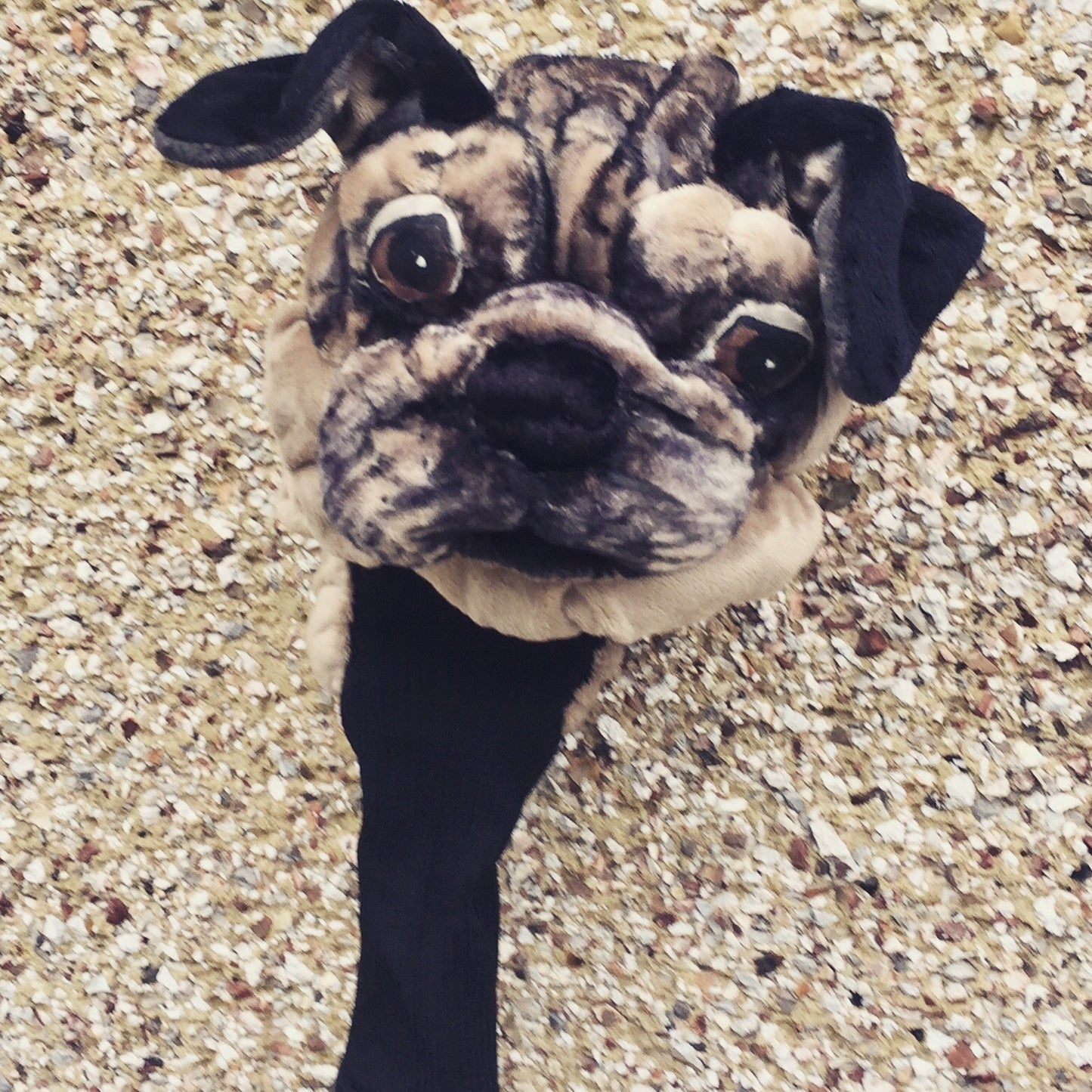 Custom Pug Golf Headcover from Your Photo, Handmade Dog Portrait Driver Cover