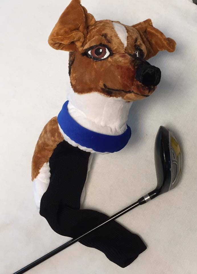 Jack Russell Golf Club Headcover -Custom Dog Portrait